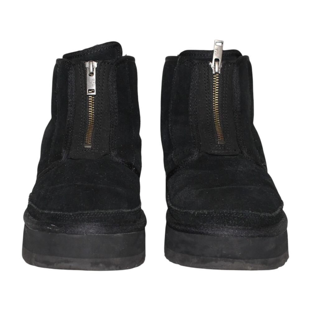 UGG Neumel Zip Platform Booties Black Red Size 9 - Picture 2 of 8